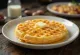 Classic egg waffles freshly baked