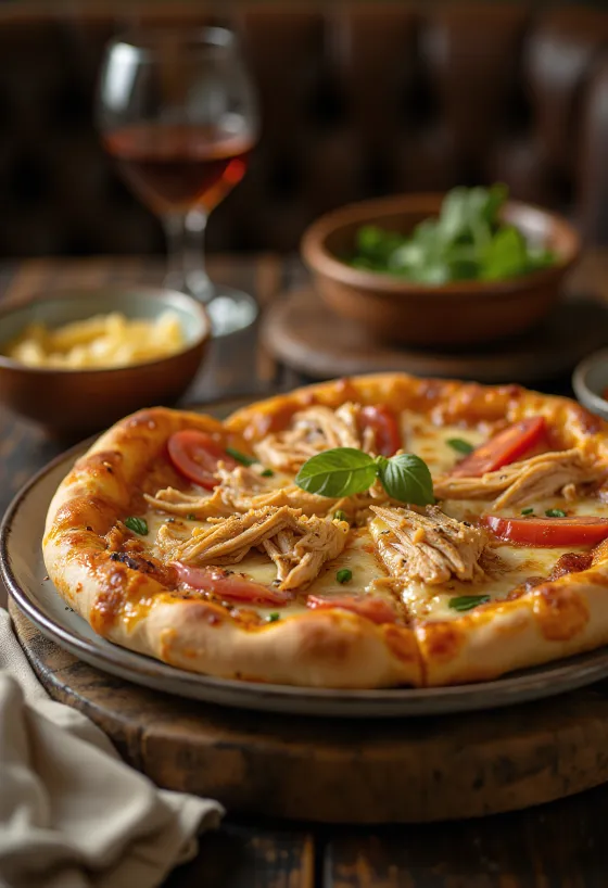 Pizza Nigérienne served