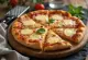 Parmesan Margherita pizza served