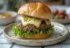 Served Veal Burger