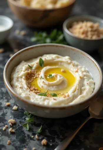 Baba Ganoush served with pita