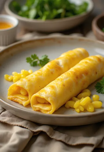 Tamagoyaki, Japanese rolled omelet sliced