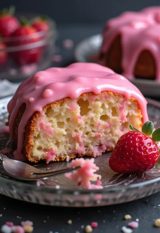 Vegan Rum Punch Cake sliced